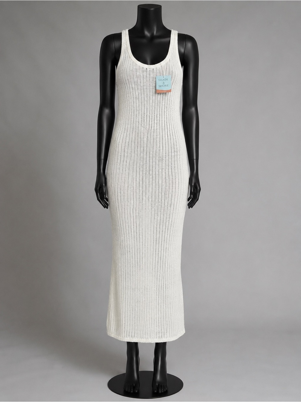 Shade & Shore Women’s Knit Maxi Cover up Dress Size M